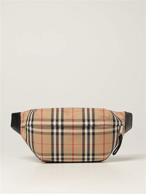 burberry canvas bag men|burberry check belt bag.